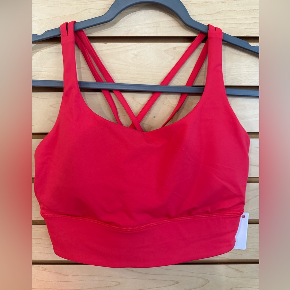 Lululemon Women's Red Strappy Sports Bra